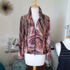 Joseph Ribkoff Beautiful Mauve Brown Jacket